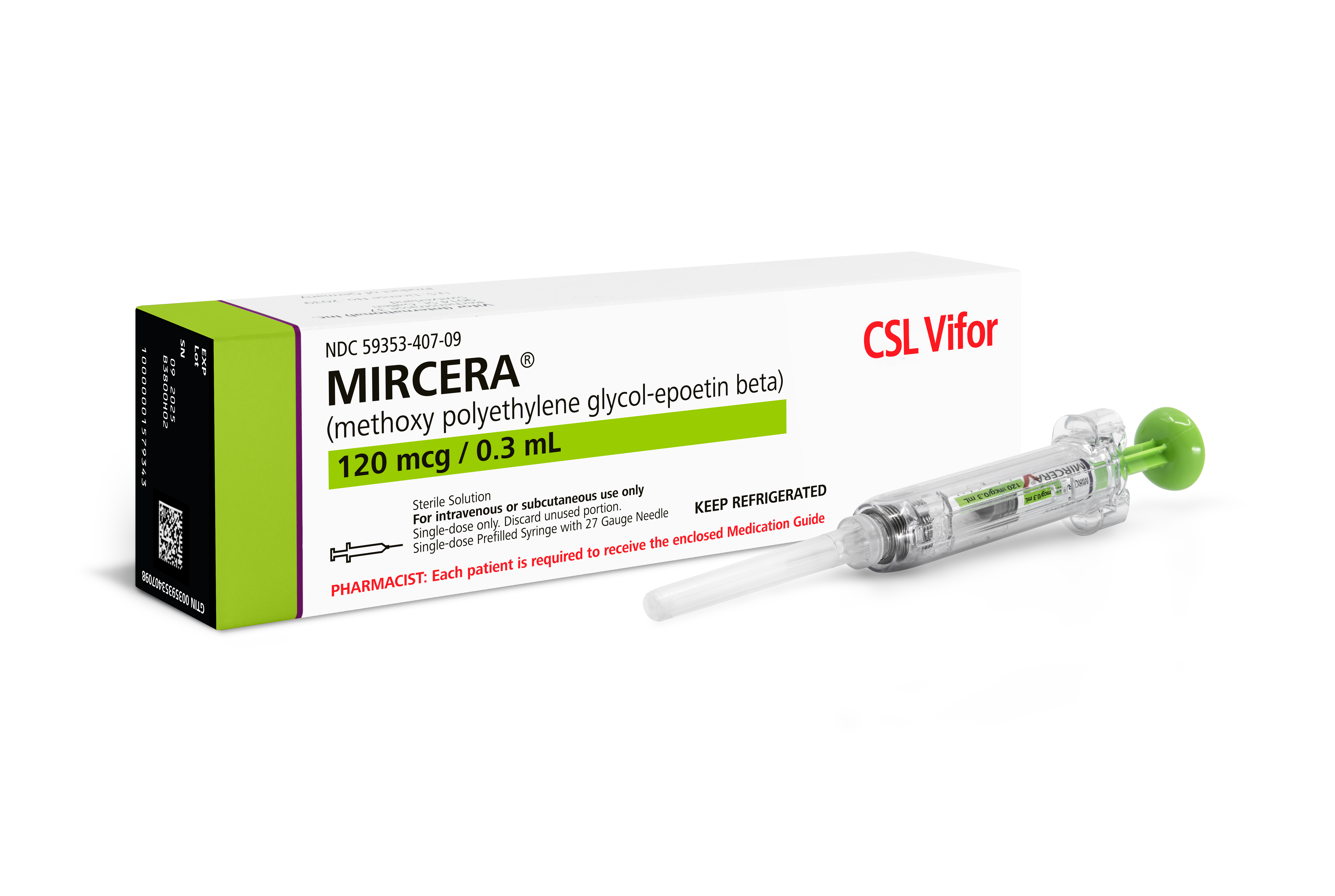 Packaging device Mircera 120 mcg