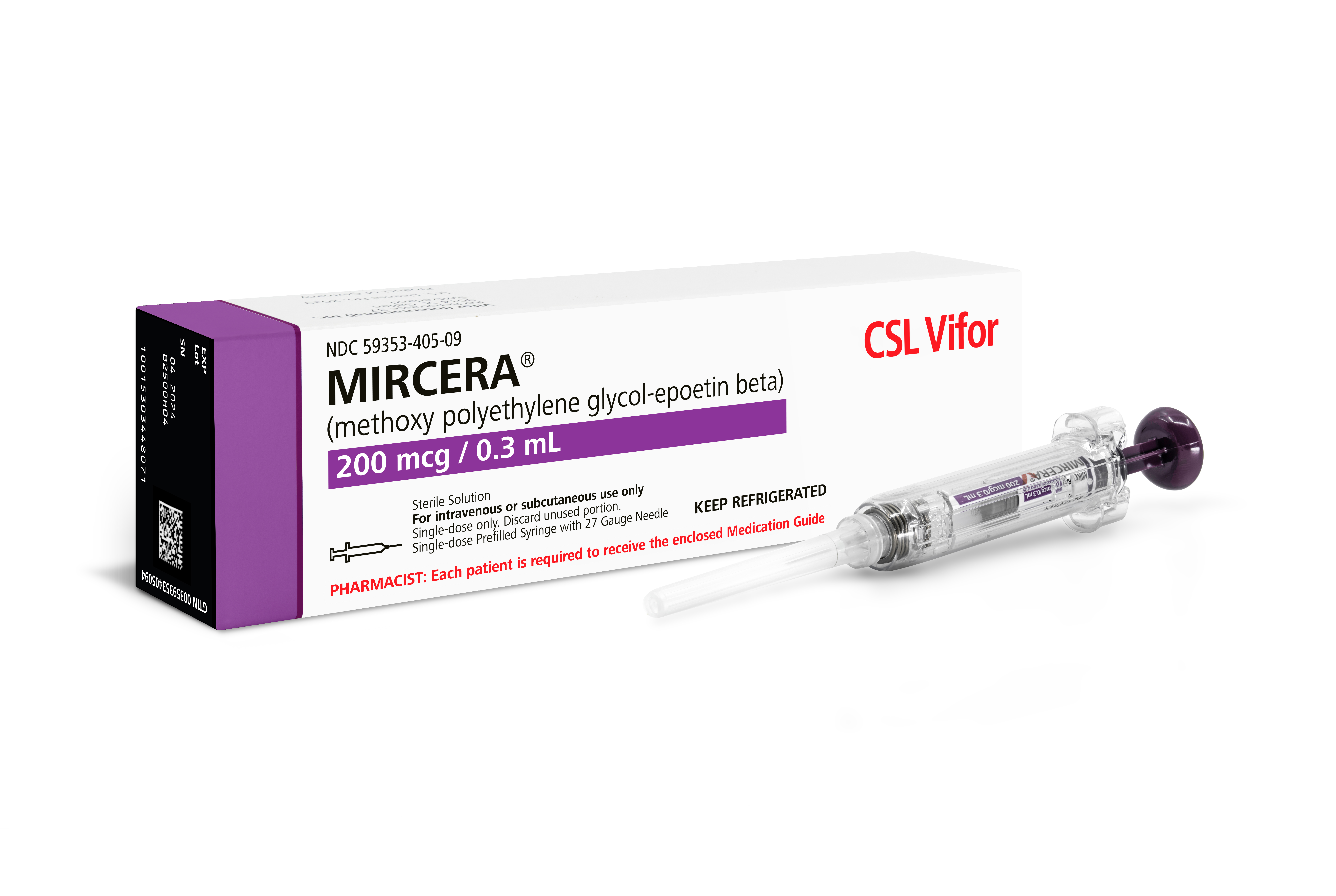 Packaging device Mircera 200 mcg